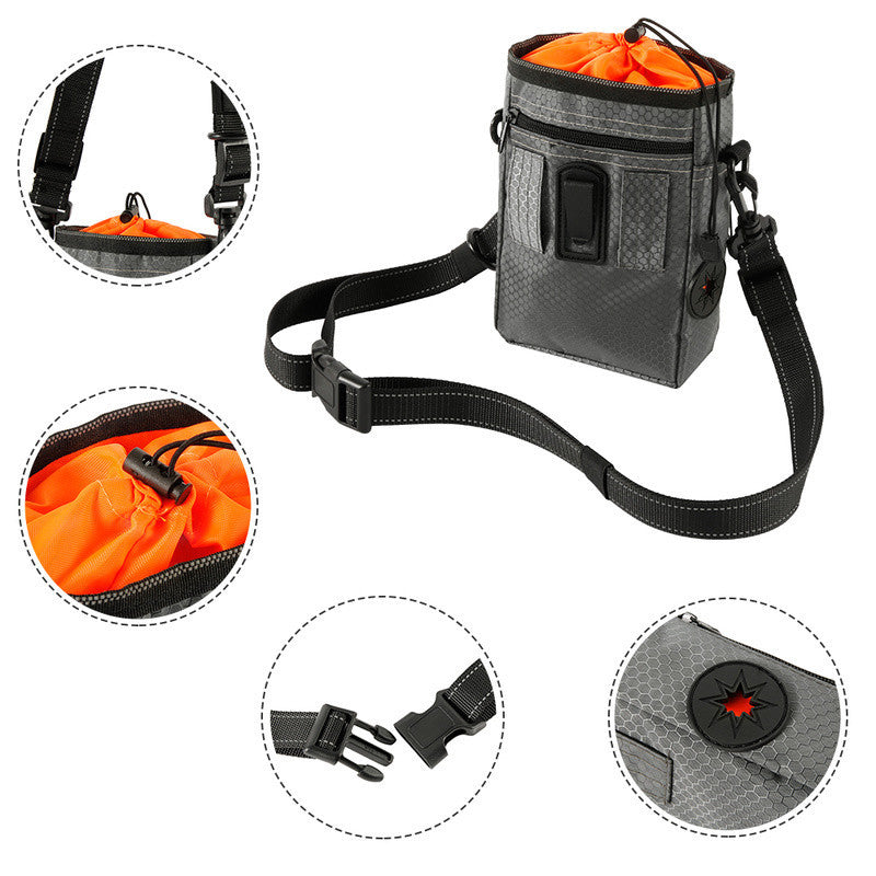 Multi-function Dog Training Bag with Folding Bowl, Garbage Bags